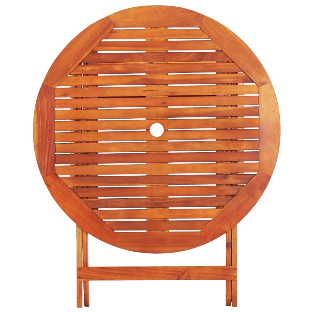 Folding Garden Table Solid Eucalyptus Wood T39800