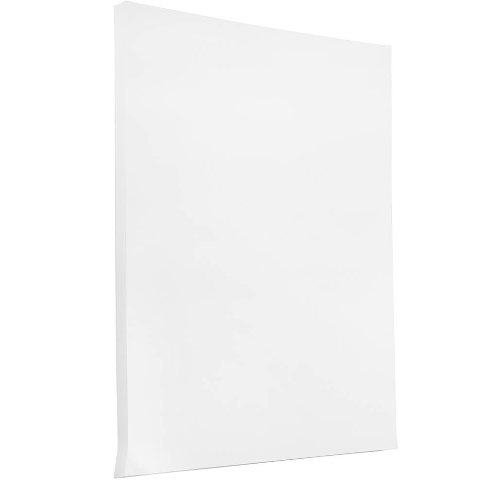 80lb Glossy 2-Sided White Cardstock, 11 x 17, 50 Sheets/Pack W77664