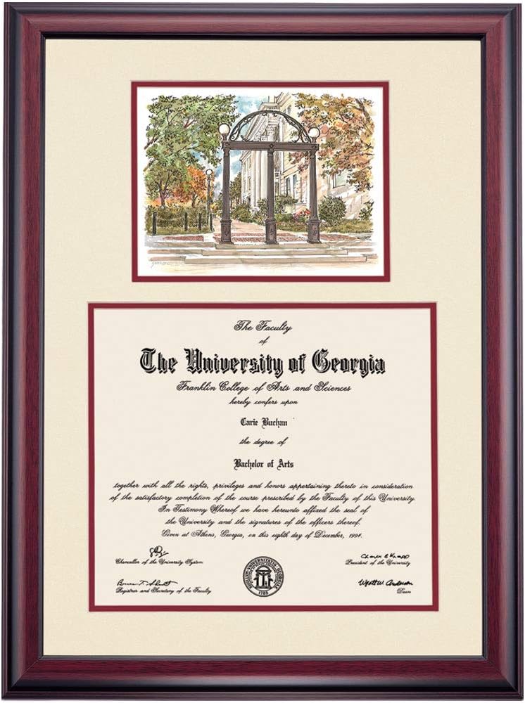 Black/Cherry Mat 12 x 15 Diploma Frame P785923