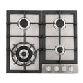 24 in. Stainless Steel Gas Cooktop with 4 Sealed Burners I77482