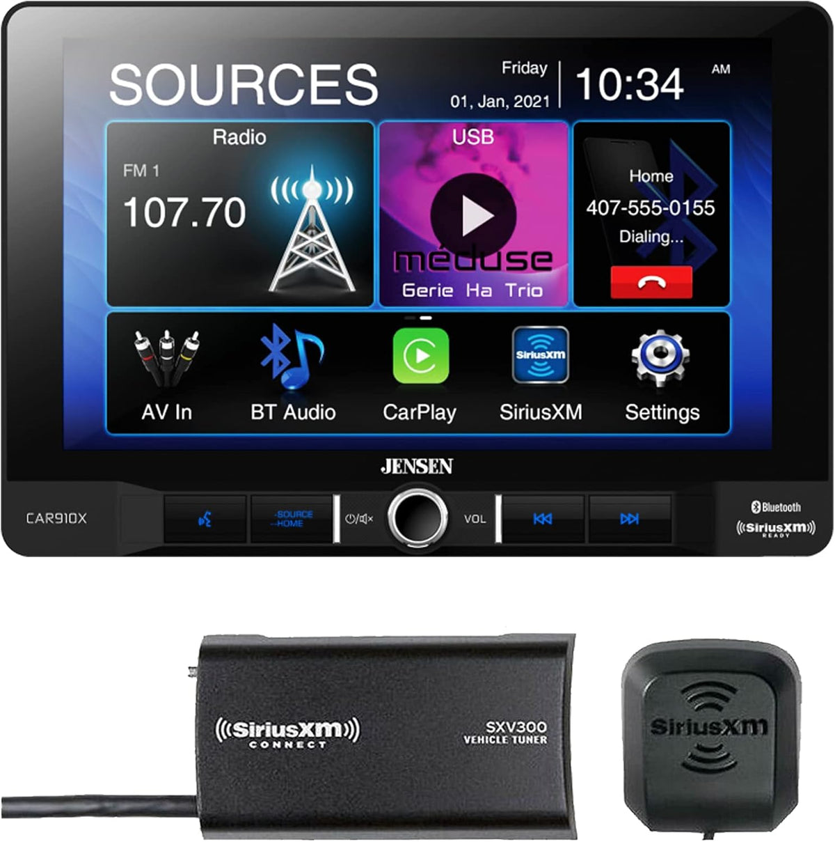 9" Digital Multimedia Receiver with SiriusXM Tuner I42870