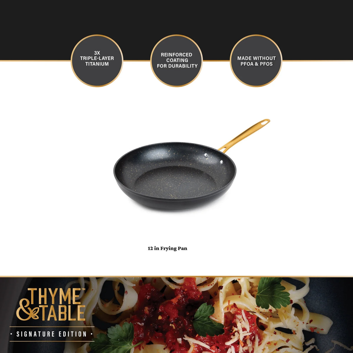Non-Stick 12" Black Fry Pan R24029