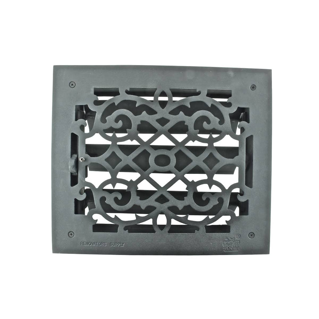 Cast 10 x 12 Duct Floor Heat Register Louver Vent S186901
