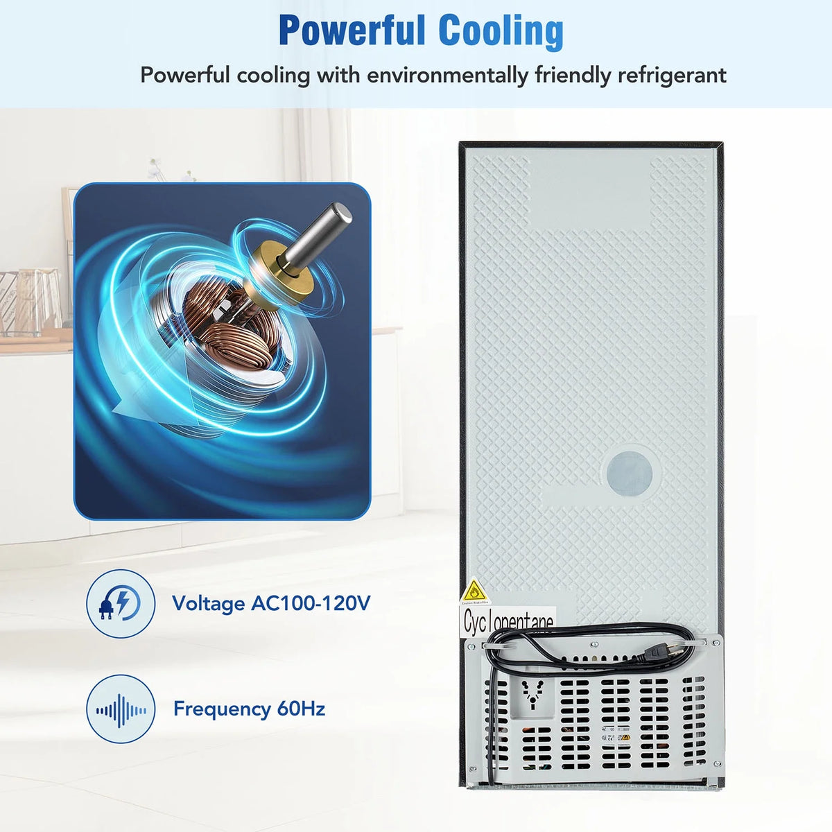 3.6Cu.Ft Dual Zone Refrigerator Z845101