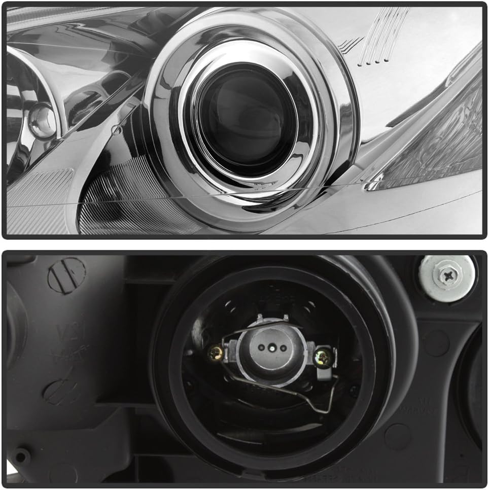 Projector Headlights Headlamps Assembly Pair W2784
