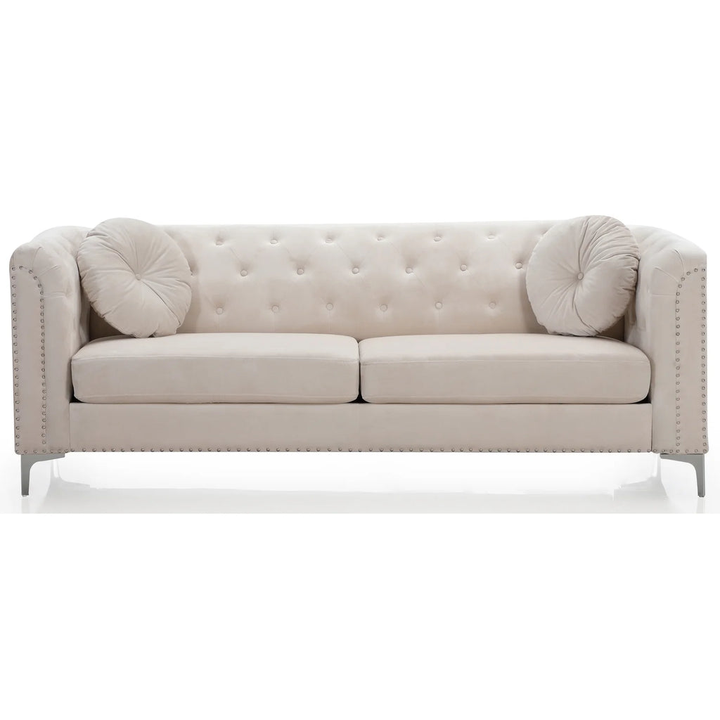 Ivory Sofa ( 2 Boxes ) E886847