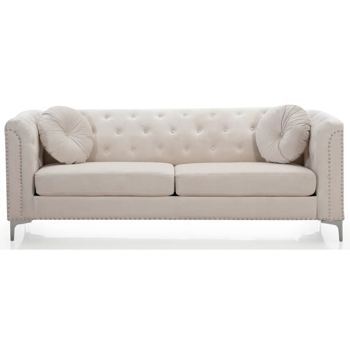 Ivory Sofa ( 2 Boxes ) E886847