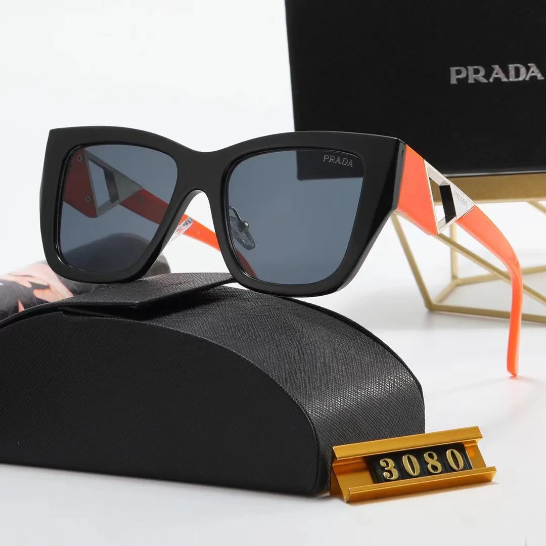 Fashion PA Letter Triangle Hollow Print Sunglasses S4882