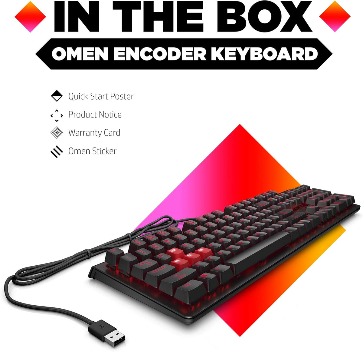 Customizable Mechanical Gaming Keyboard with Cherry MX Red Keys T484292
