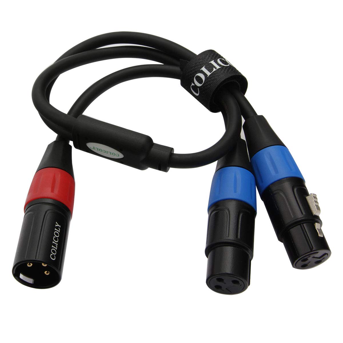 XLR Y-Cable 2 Female to 1 Male 1.6ft B616