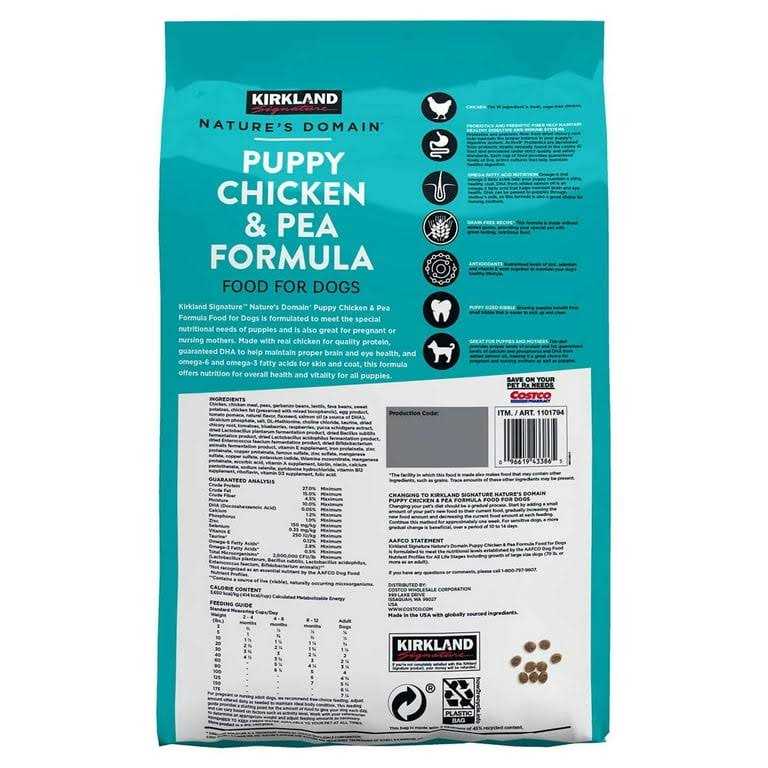 Chicken & Pea Puppy Dog Food 20 lb F151554
