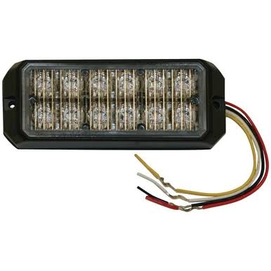 Amber Rectangular LED Strobe Light A1167
