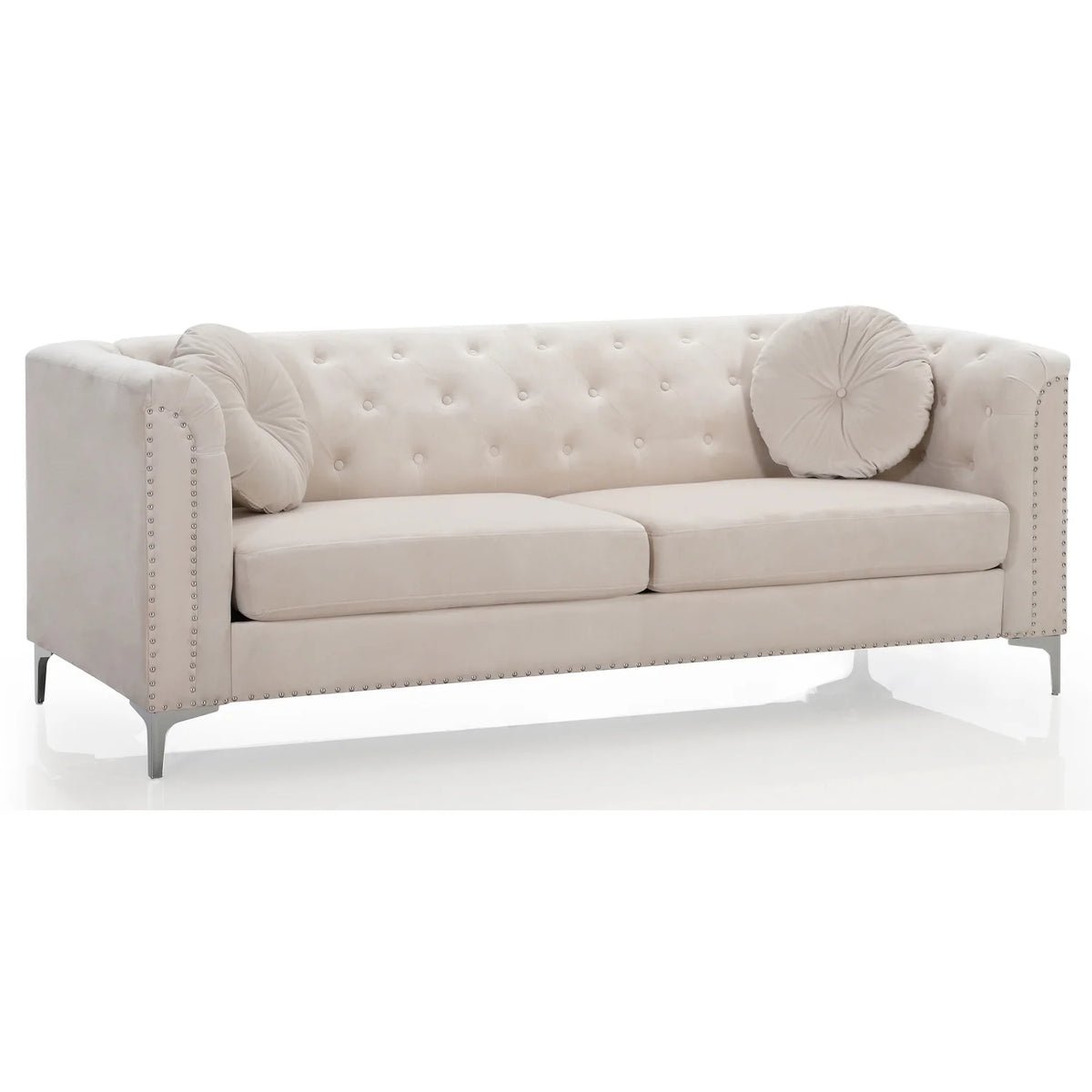 Ivory Sofa ( 2 Boxes ) E886847