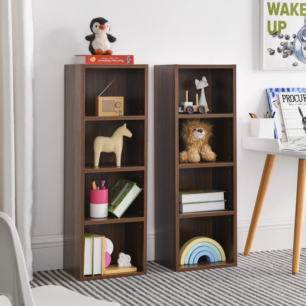 8-Tier Media Tower Rack with Adjustable Shelves G160