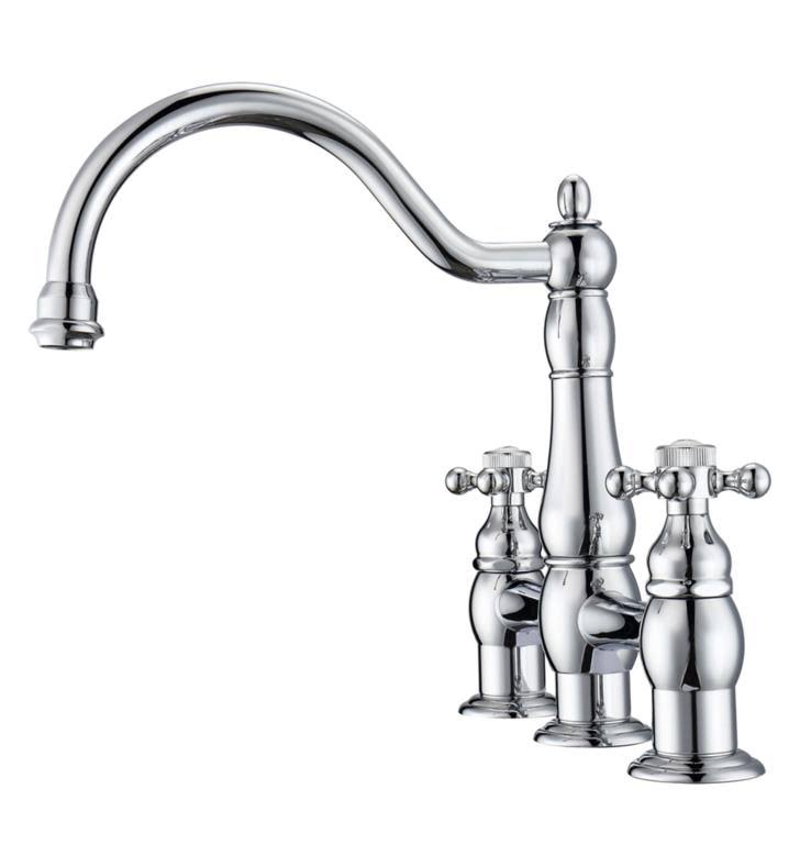 Oil Rubbed Bronze Bathroom Faucet with Cross Handles F1118