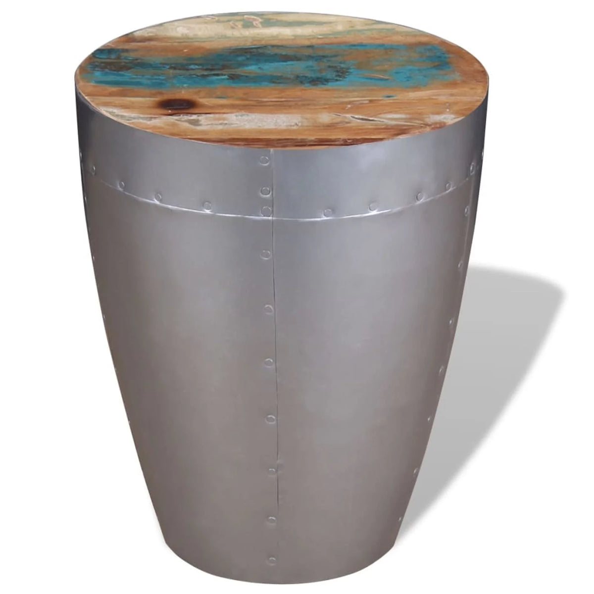 Aviator Stool Solid Reclaimed Wood G592