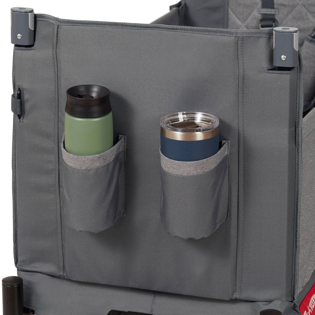 Grey Stroller Wagon with Canopy and Bag V660