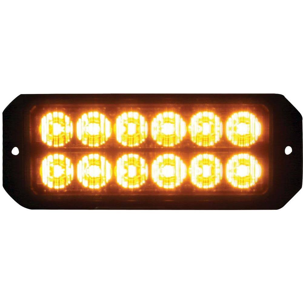 Amber Rectangular LED Strobe Light A1167