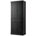 72" Gray Storage Cabinet with Doors and Adjustable Shelves O66257
