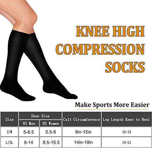3 Pack Copper Compression Socks K8869
