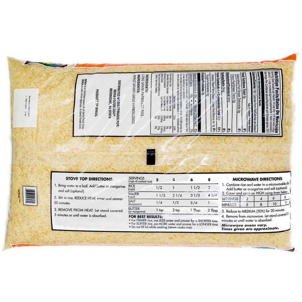 20 Pound Long Grain Parboiled Rice S103