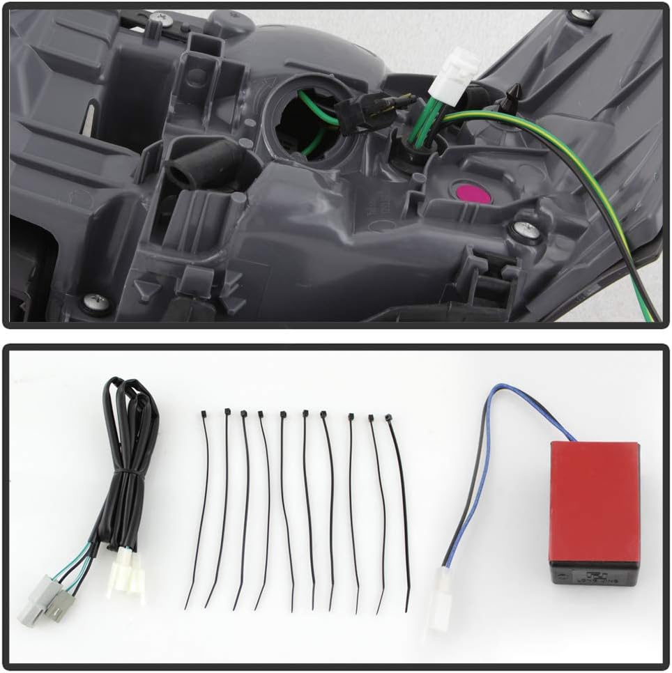 Black Smoke LED Tail Lights 4pcs Set V760