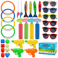 Swim Pool Diving Toys Water Rings Sticks Octopus Torpedo Balls B661