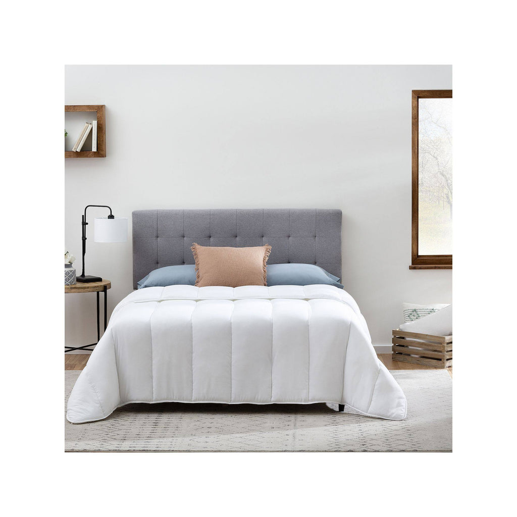 King Size White Microfiber Comforter J812468