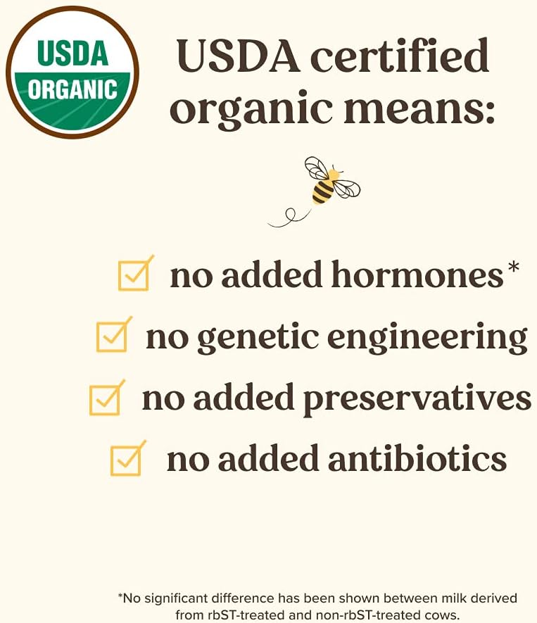 Organic Baby Formula with Iron, Milk-Based Powder, 34 Ounce Pack of 2 W54542