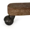 Dark Brown Faux Leather Swivel Office Chair P681