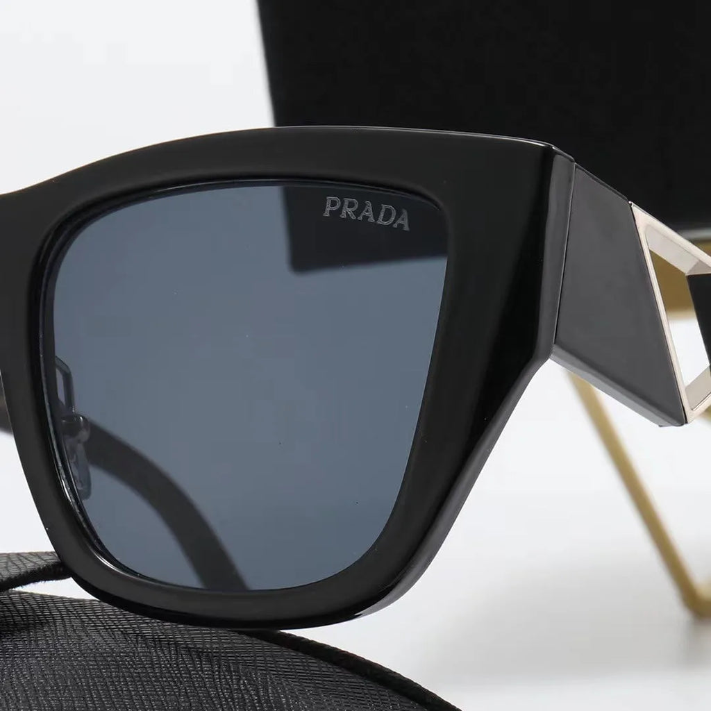 Fashion PA Letter Triangle Hollow Print Sunglasses S4882