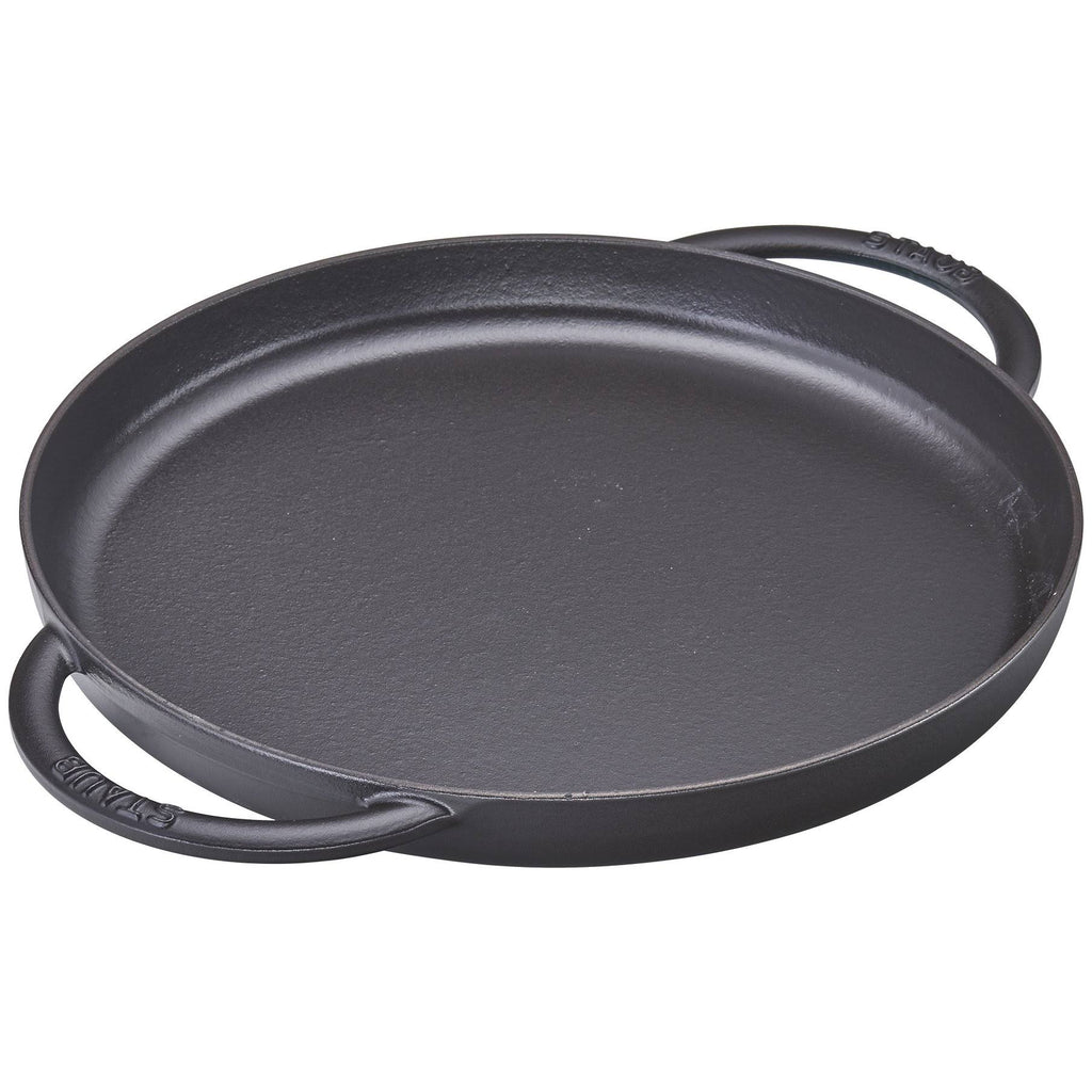 Matte Black Cast Iron Chicken Griddle & Press Set T73341