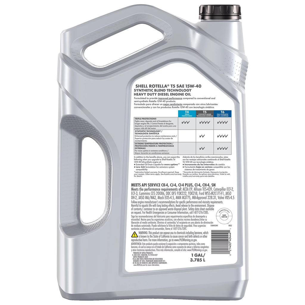 15W-40 Synthetic Blend Diesel Engine Oil R316035