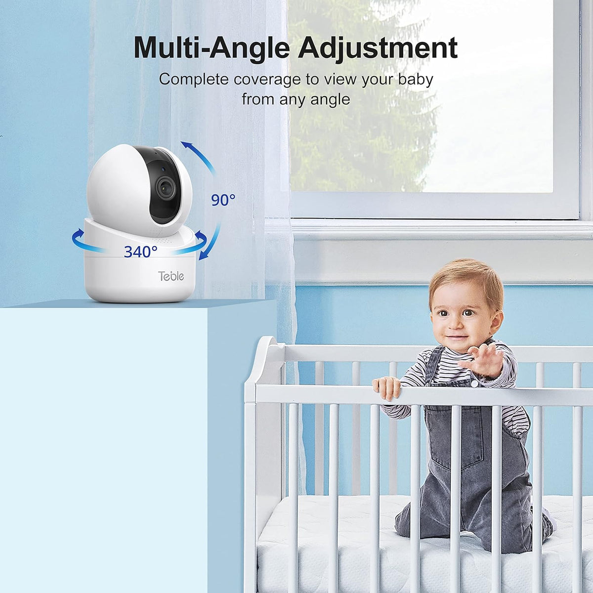 5.5" 720p HD Video Baby Monitor with Camera and Audio R11200