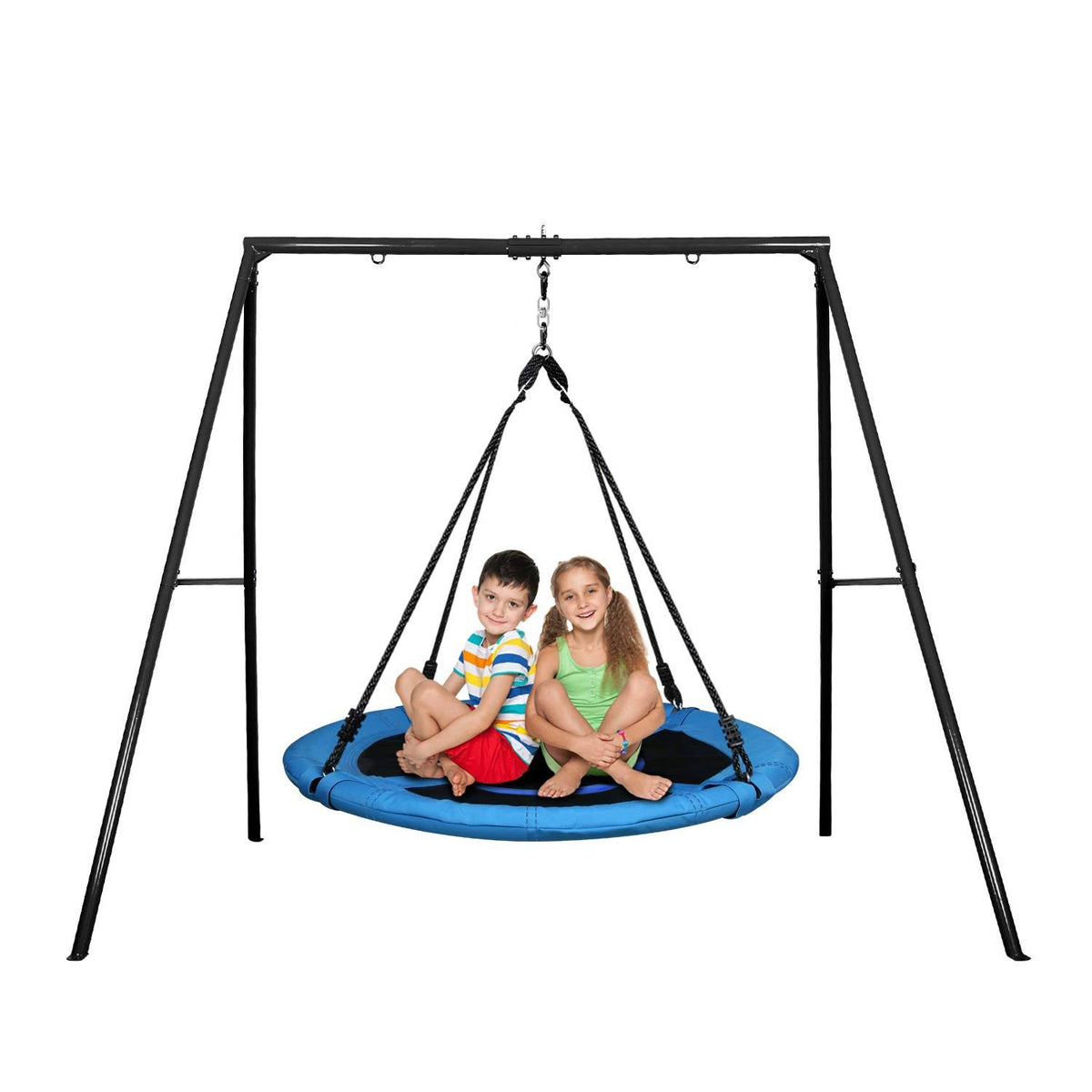 40 inch Heavy Duty Metal A-Frame Swing Set Q52529