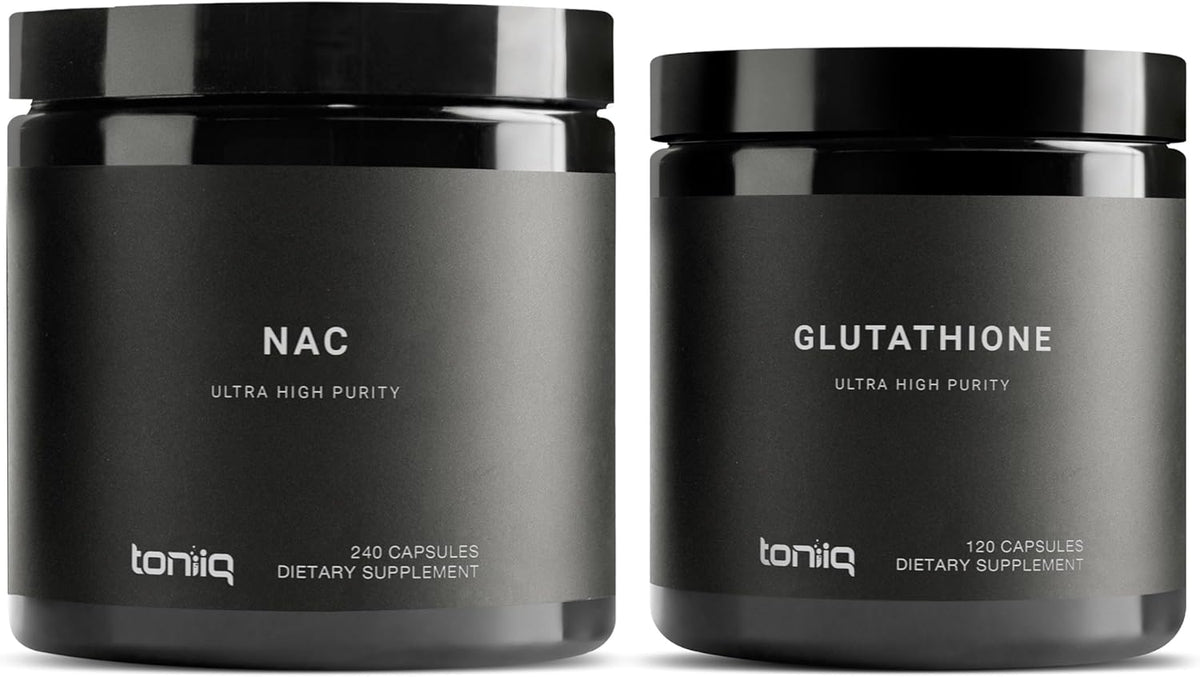 Glutathione & NAC Bundle 1300mg 98%+ NAC and Glutathione 1000mg W71479