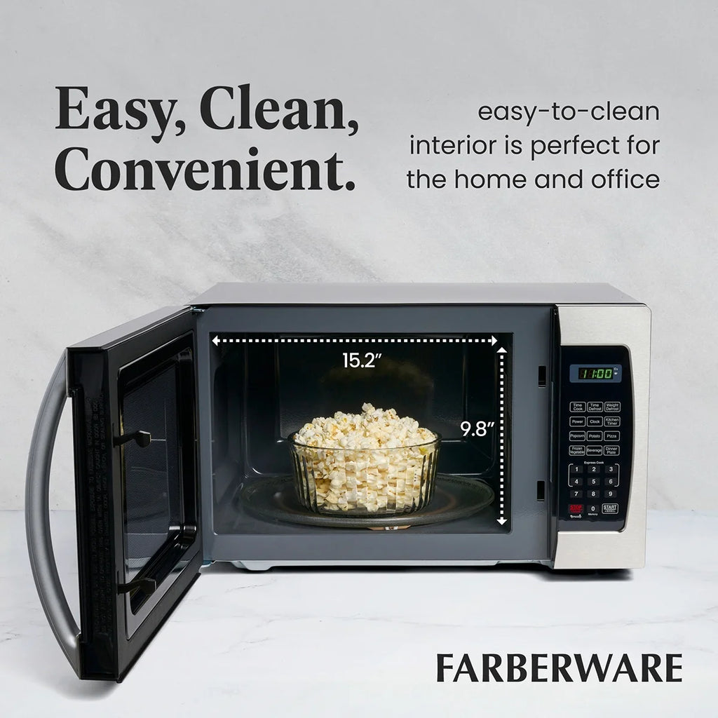 1000 Watts 1.3 cu ft Stainless Steel Microwave Oven G715637