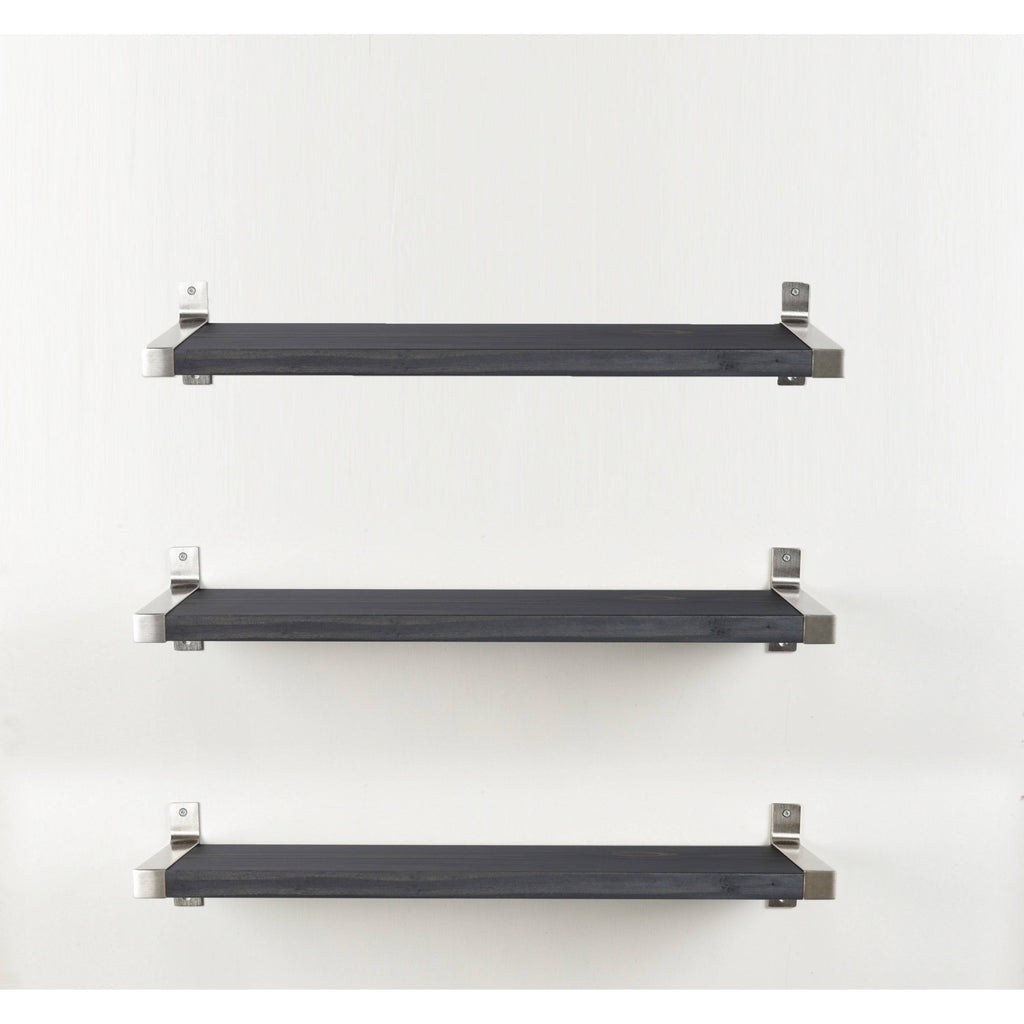 3 Piece Wood Wall Shelf Set N3671
