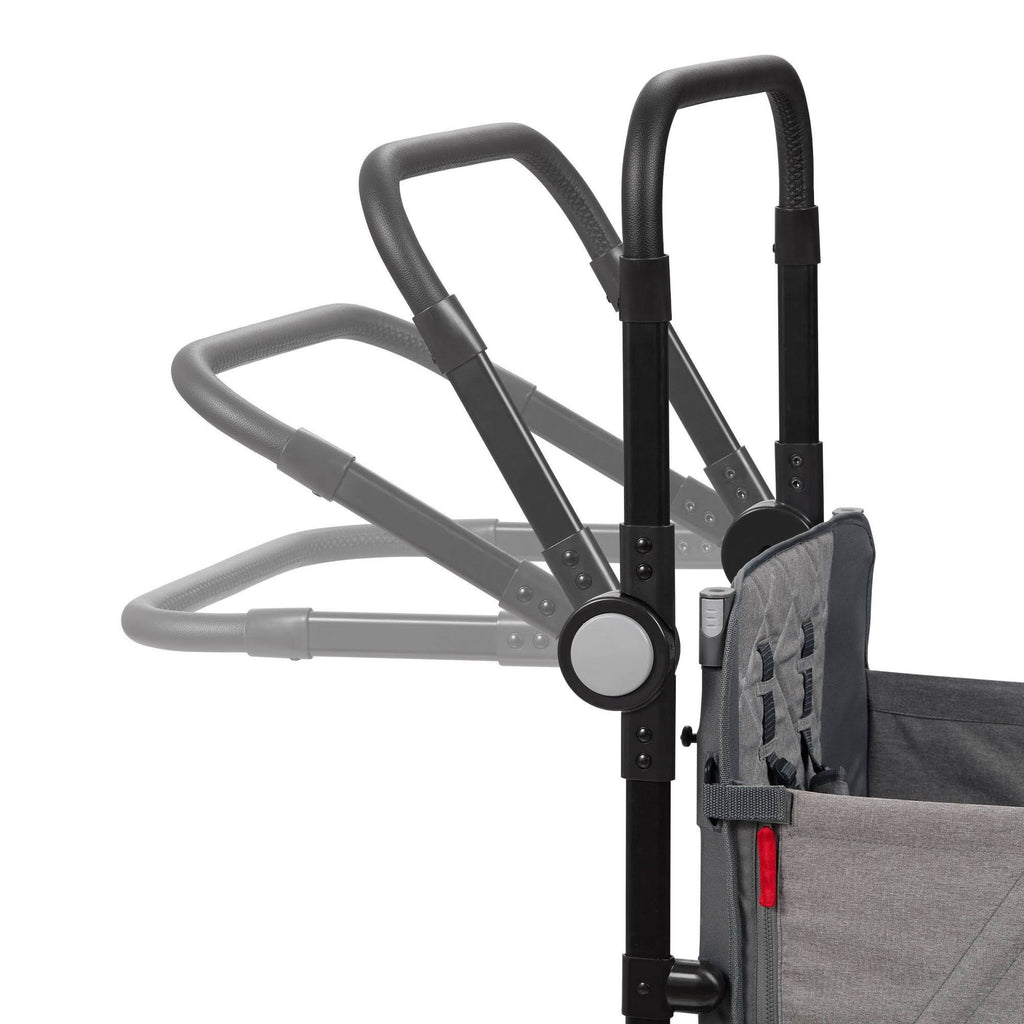 Grey Stroller Wagon with Canopy and Bag V660