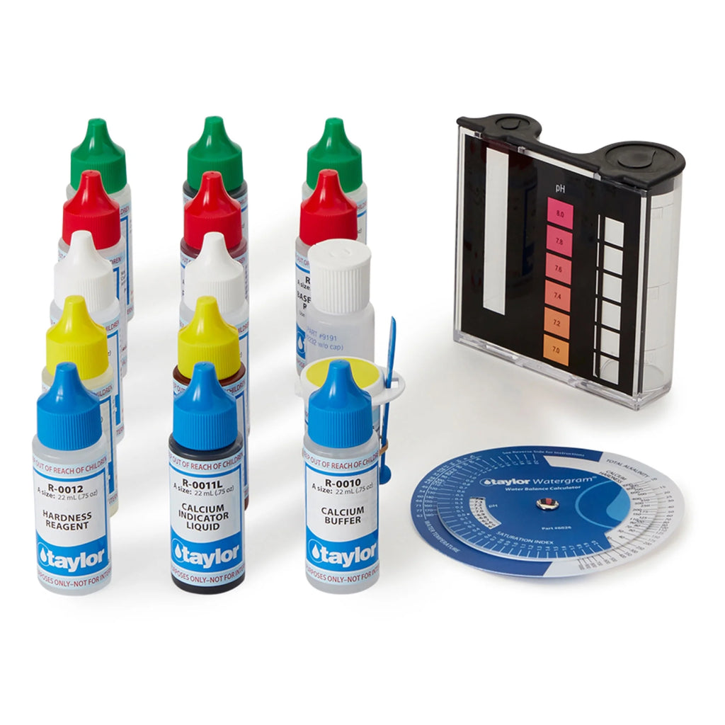 Complete Swimming Pool Water Test Kit Chlorine pH Alkalinity N64495