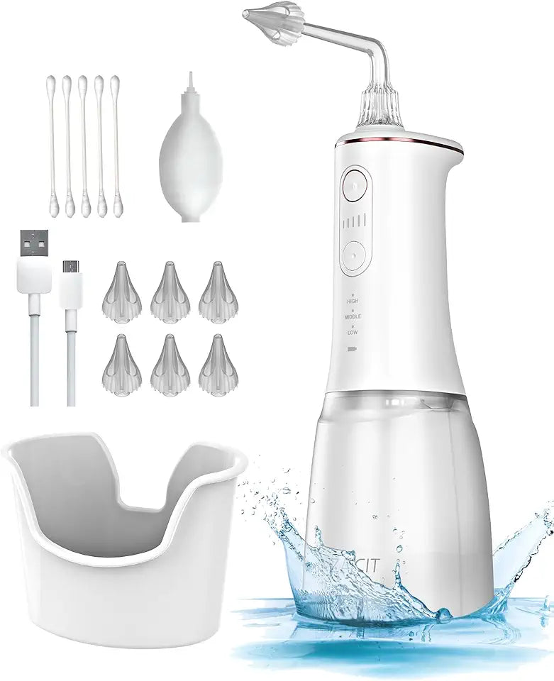 Electric Ear Wax Removal Kit with 3 Pressure Settings Z748393