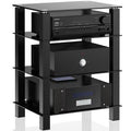 4-Tier Media Component Stand Audio Rack H66897