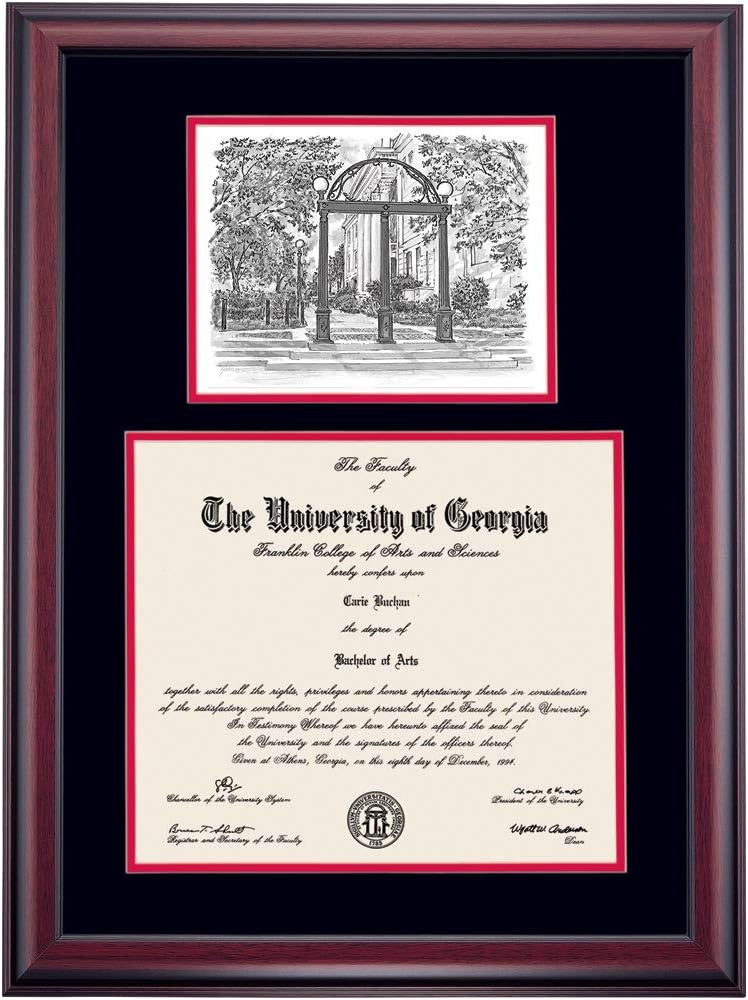 Black/Cherry Mat 12 x 15 Diploma Frame P785923