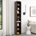8-Tier Media Tower Rack with Adjustable Shelves G160