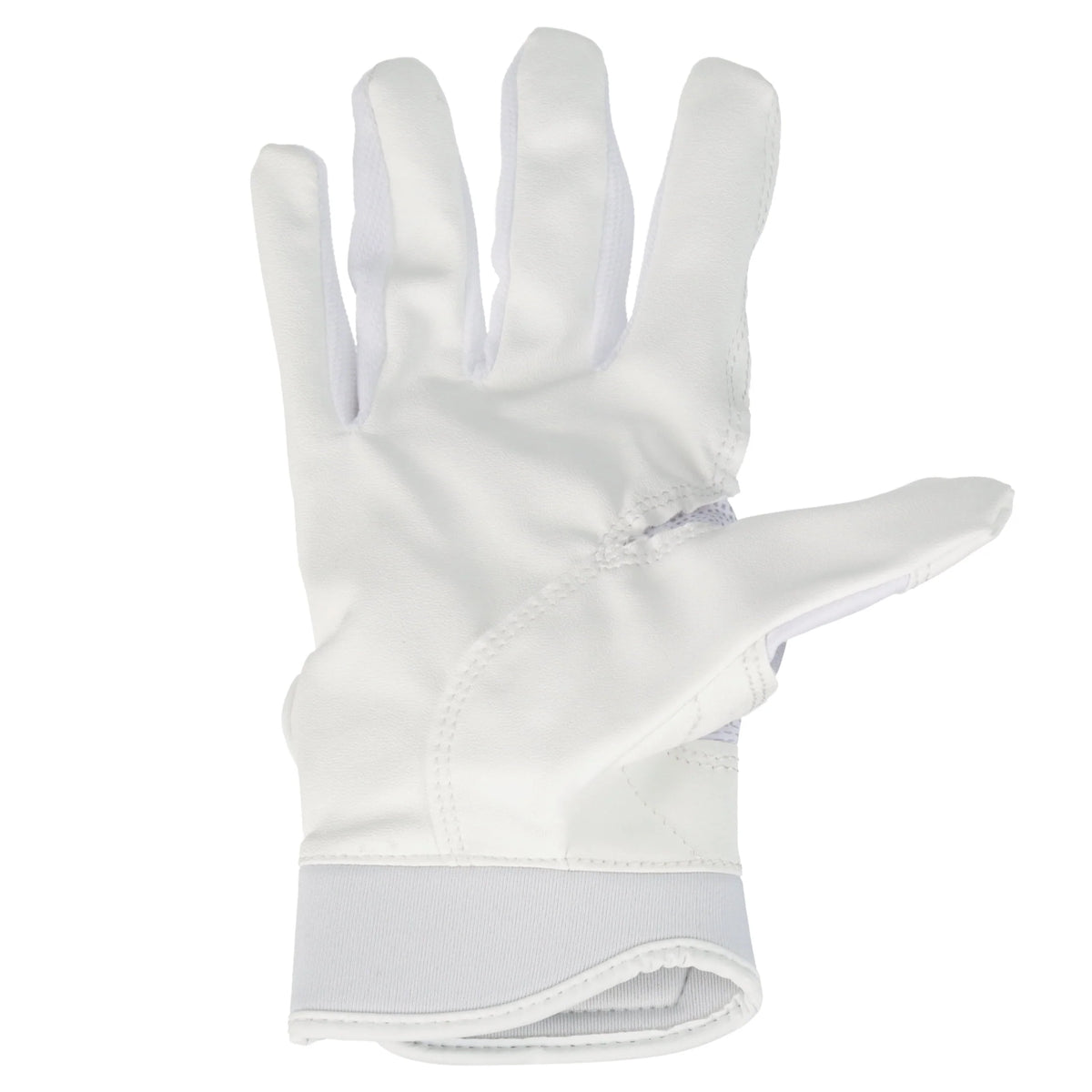 White Large Fastpitch Softball Batting Gloves A9029
