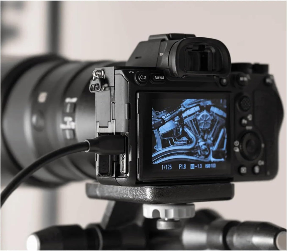 Black Full-Frame Mirrorless Digital Camera Body A8567