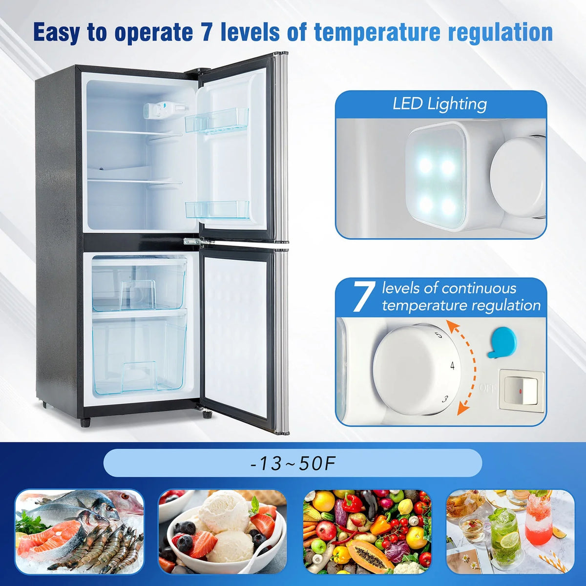 3.6Cu.Ft Dual Zone Refrigerator Z845101
