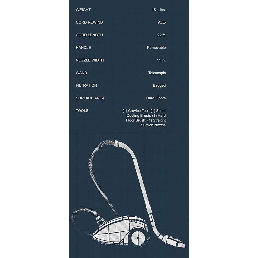 Bagged Canister Vacuum Cleaner R99014