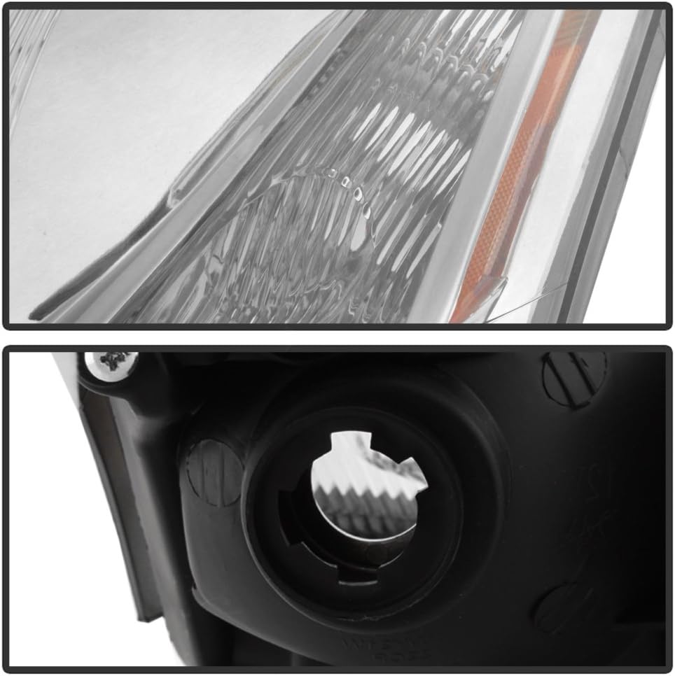 Projector Headlights Headlamps Assembly Pair W2784