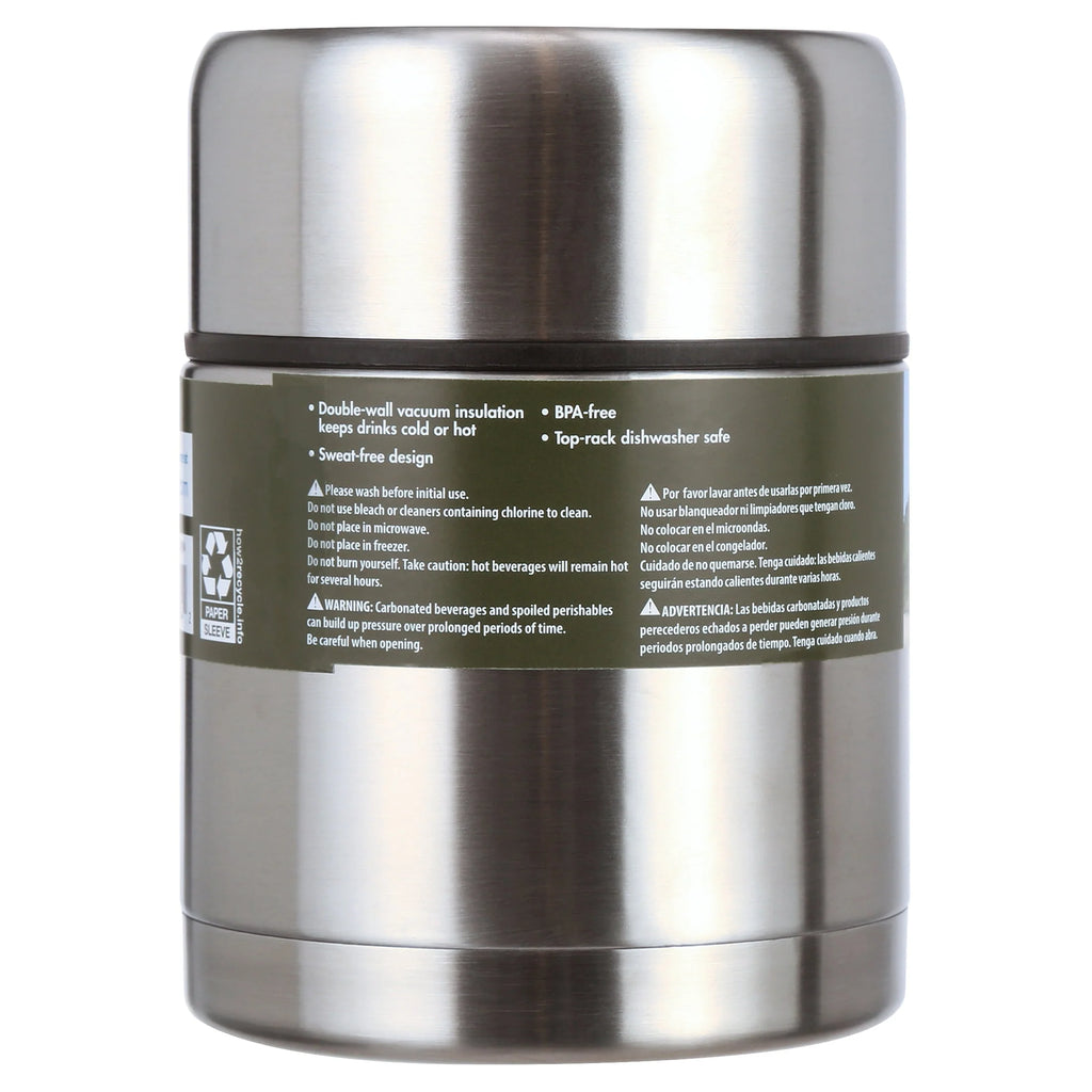 16 Ounce Stainless Steel Food Jar K210